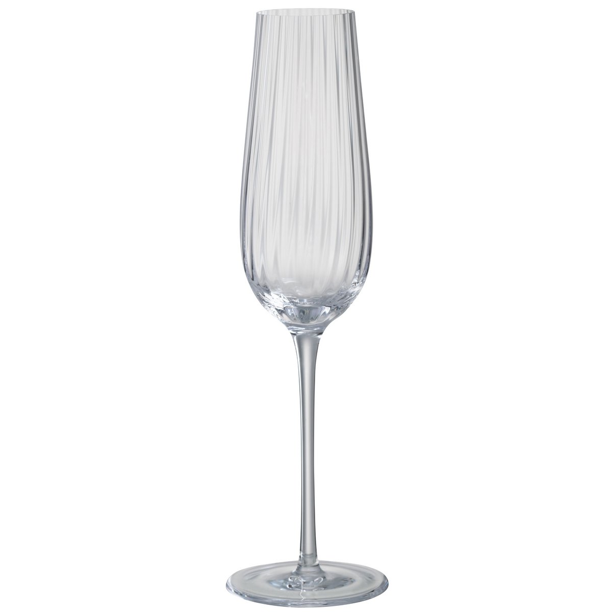 J-Line - Champagneglas Strepen - Glas