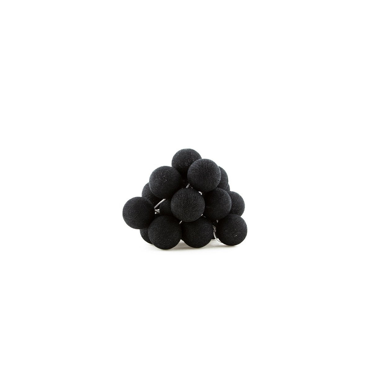 Cotton Ball Lights - Indoor regular Lichtslinger - Black - 35 cotton balls