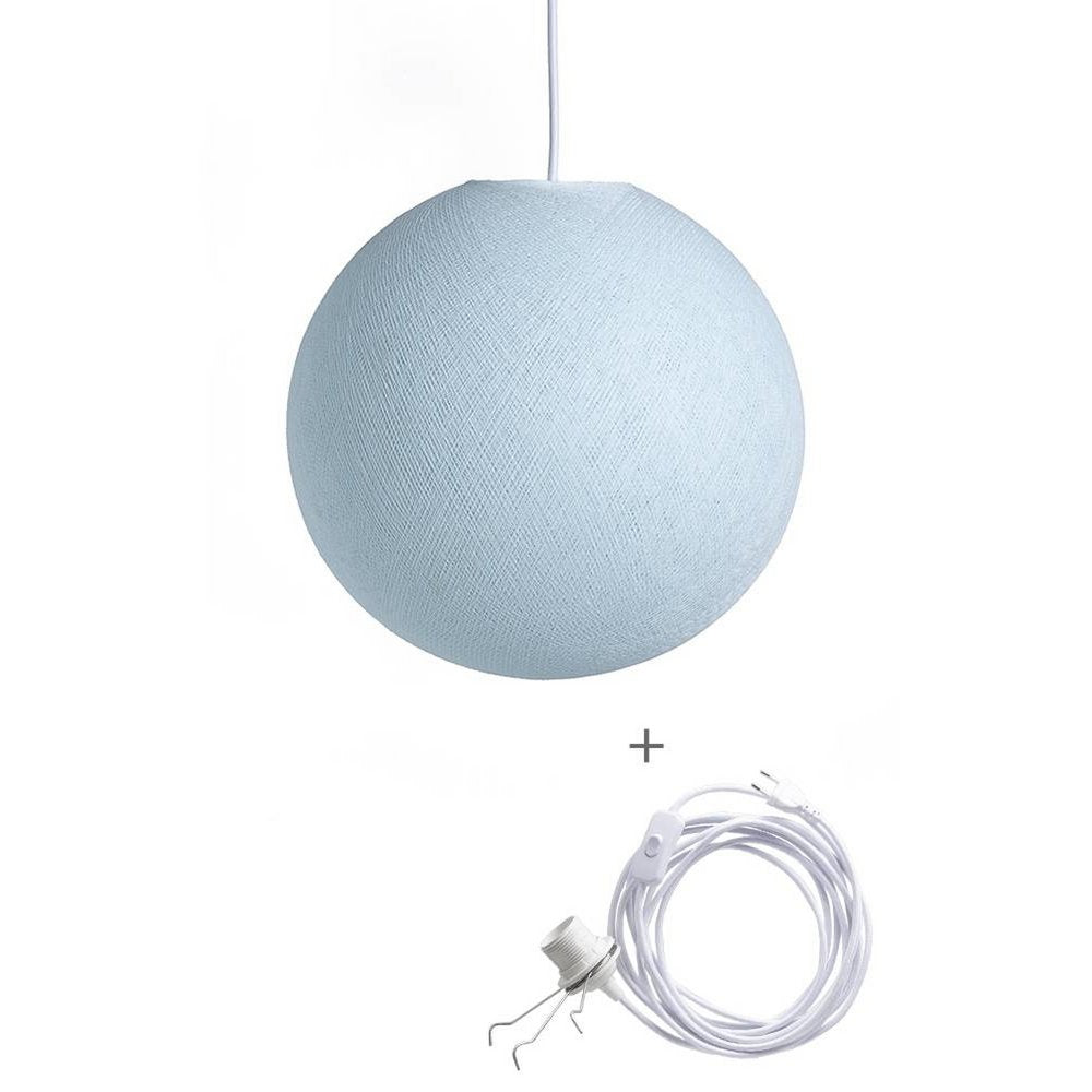 Cotton Ball Lights - Wandering Lamp - Light Aqua - 25 cm (S)