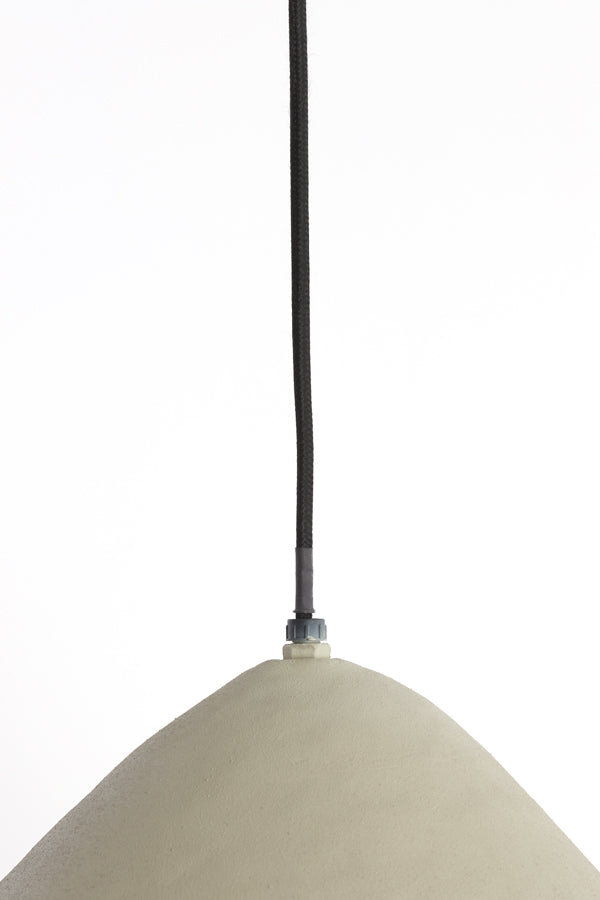 Light & Living - Hanglamp 'Elimo' (Maat M, Matt Light Grey)