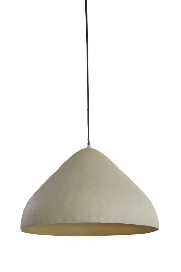 Light & Living - Hanglamp 'Elimo' (Maat L, Matt Light Grey)