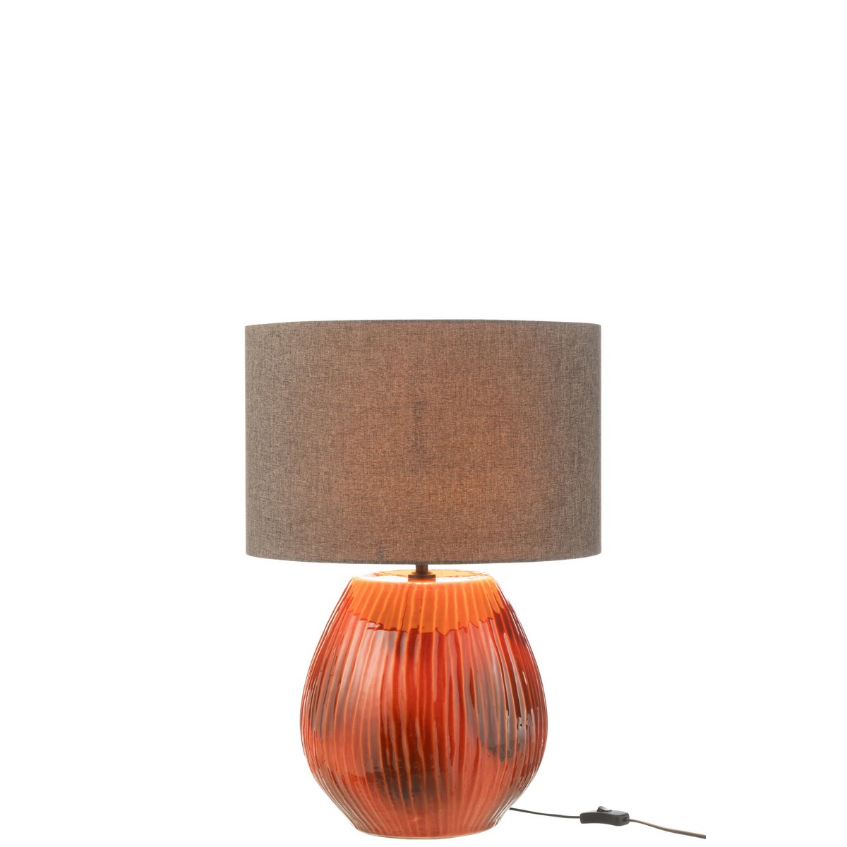 J-Line - Lamp Akane Keramiek Rood Small