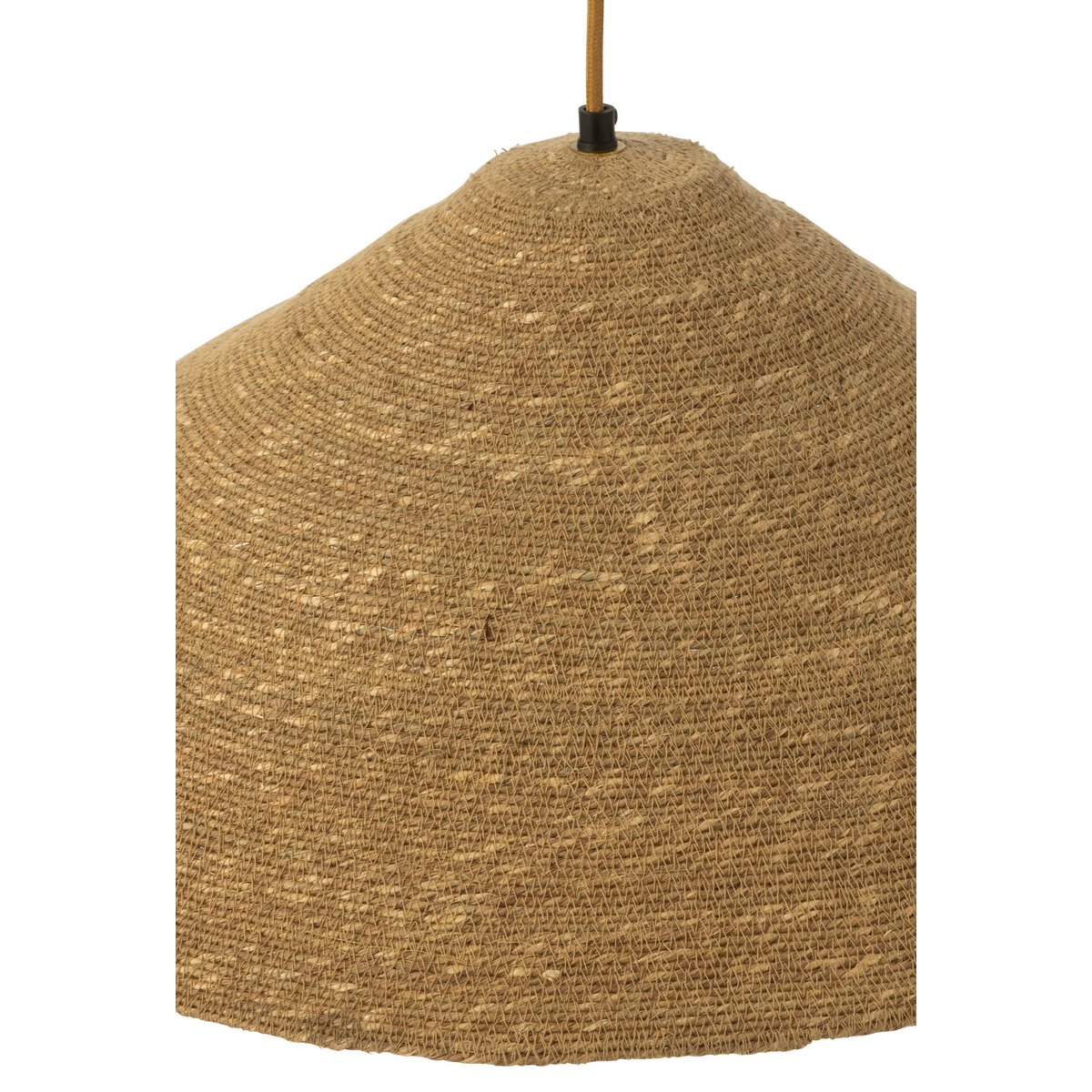 J-Line - Hanglamp 'Moonj' (Maat S, Naturel, Jute)