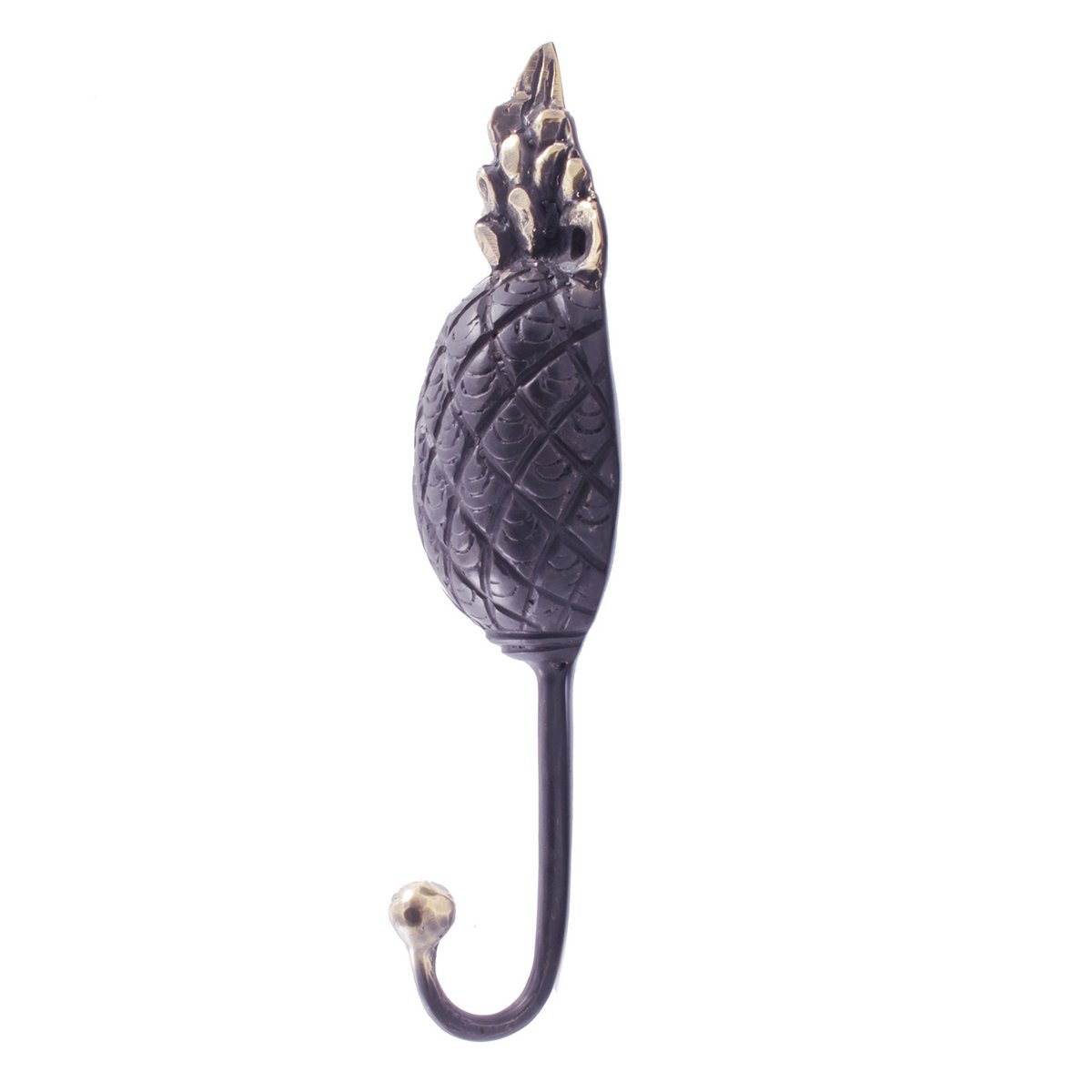 Pole to Pole - Brass Pineapple Hook (Set of 5)