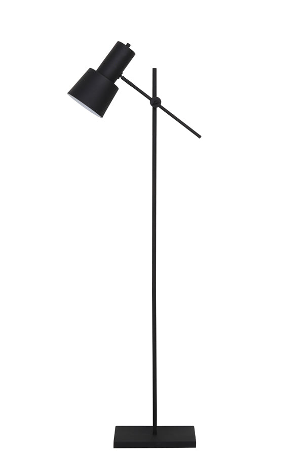 Light & Living - Vloerlamp 'Preston' (141-155cm hoog, Zwart)