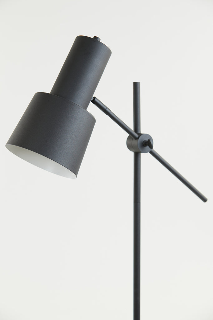 Light & Living - Vloerlamp 'Preston' (141-155cm hoog, Zwart)