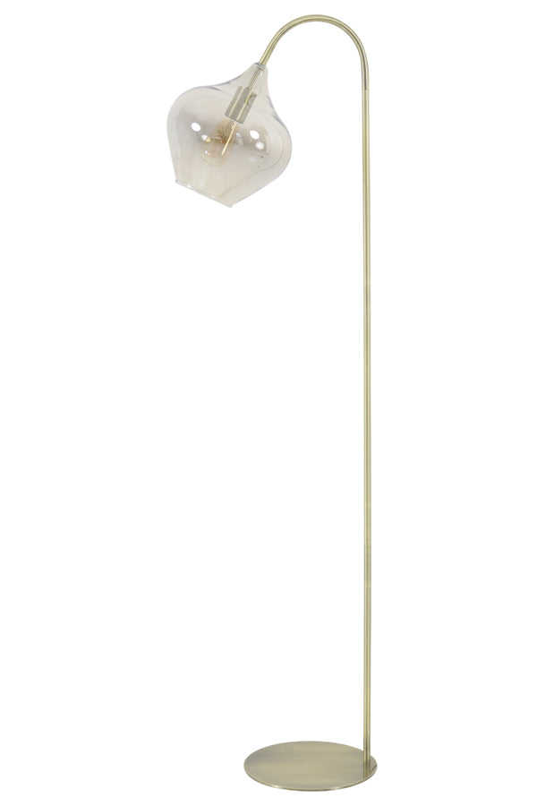 Light & Living - Vloerlamp 'Rakel' (160cm hoog, Antique Bronze & Smoked)