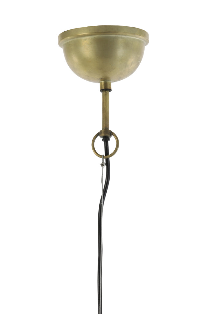 Light & Living - Hanglamp 'Gularo' (Hout, Bruin & Bronze)