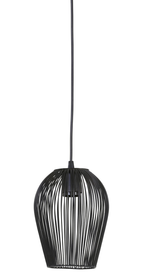 Light & Living - Hanglamp 'Abby' (Maat S, Matzwart)