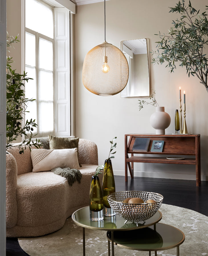 Light & Living - Hanglamp 'Moroc' (Maat M, Goud)