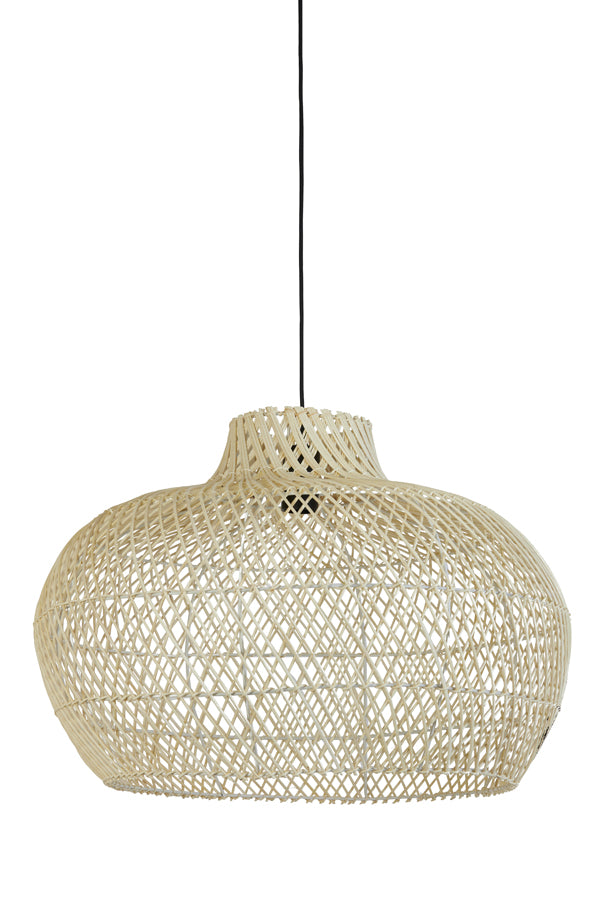 Light & Living - Hanglamp 'Charita' (Maat L, Rattan, Naturel)