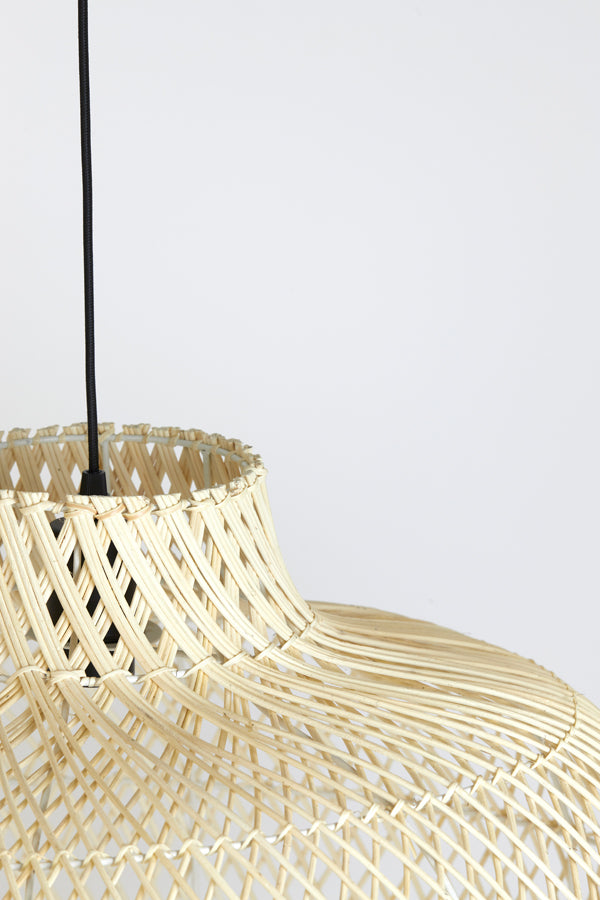 Light & Living - Hanglamp 'Charita' (Maat L, Rattan, Naturel)