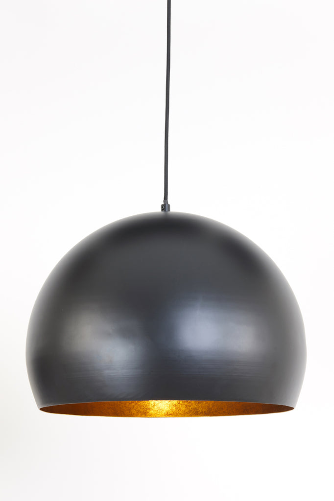 Light & Living - Hanglamp 'Jaicey' (Matzwart & Goud)