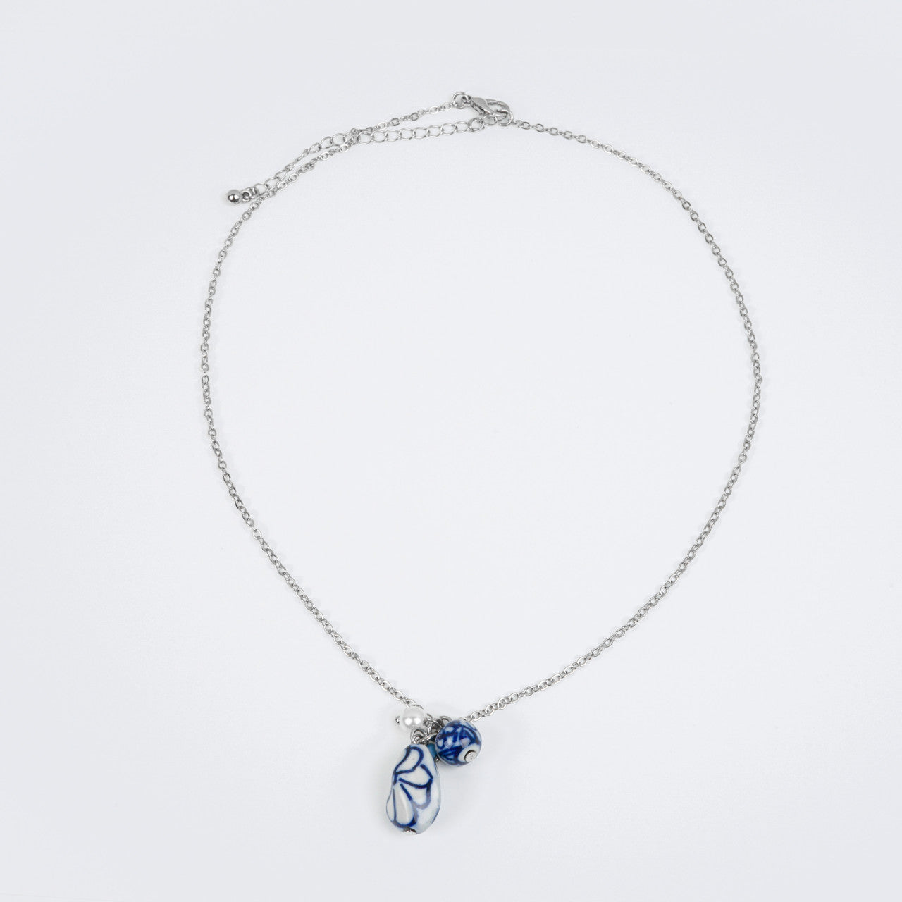 Heinen Delfts Blauw - Ketting 'Barones'