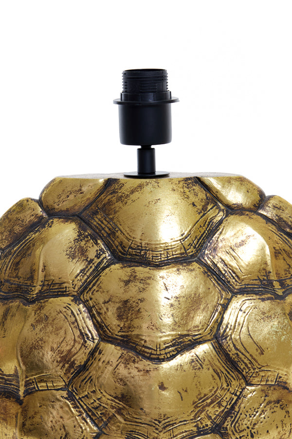 Light & Living - Lampenvoet 'Turtle' (38cm hoog, Antique Bronze)