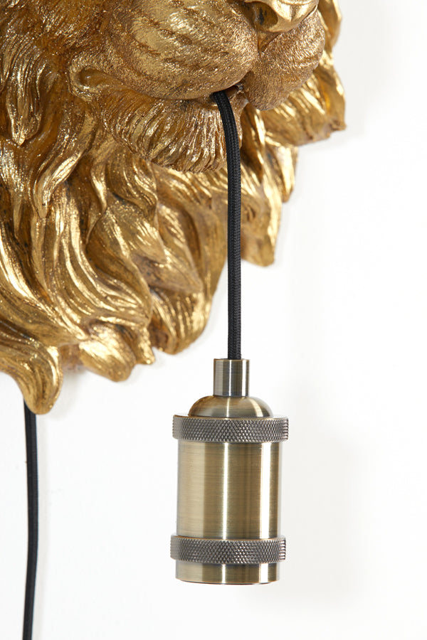 Light & Living - Wandlamp 'Lion' (Antique Bronze)