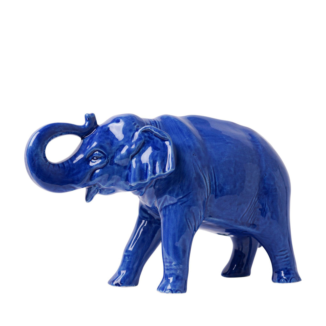 Heinen Delfts Blauw - Decoratief figuur 'Olifant'