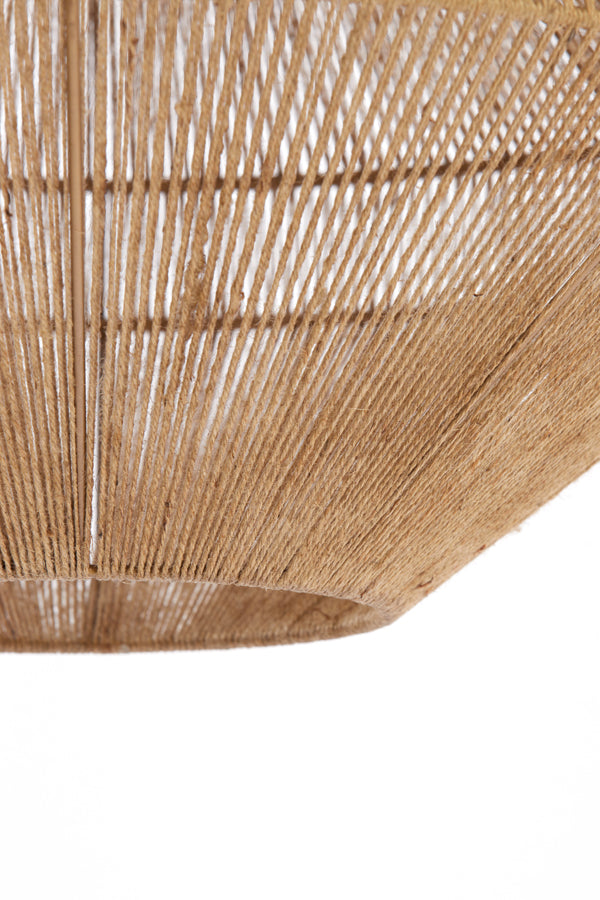 Light & Living - Hanglamp 'Mallow' (Maat L, Jute, Naturel)