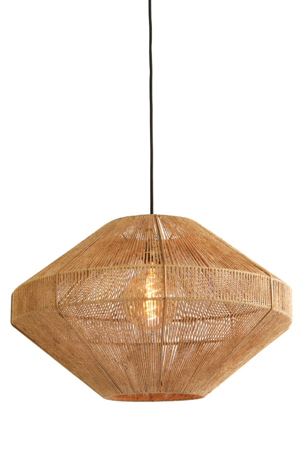 Light & Living - Hanglamp 'Mallow' (Maat L, Jute, Naturel)