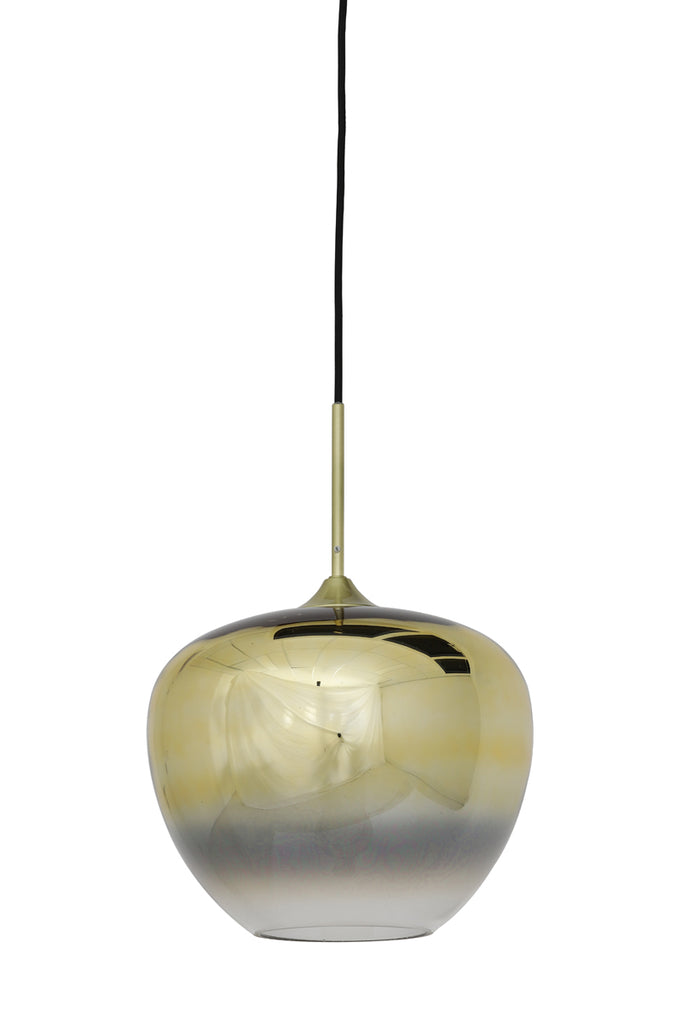 Light & Living - Hanglamp 'Mayson' (Maat M, Glass Gold Clear & Gold)