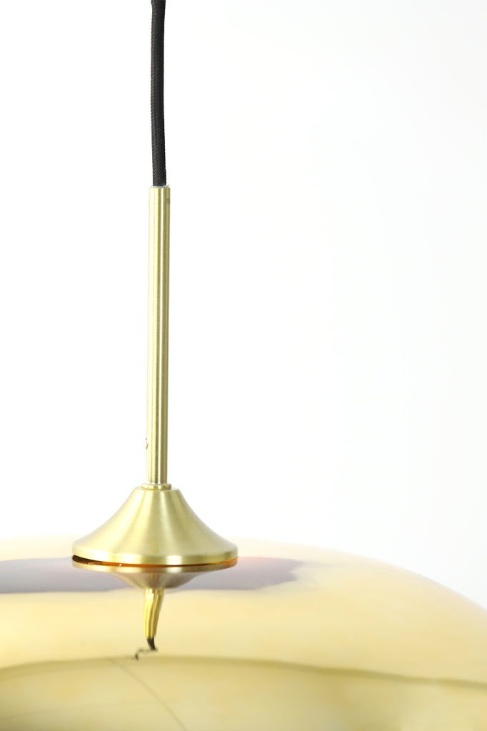 Light & Living - Hanglamp 'Mayson' (Maat M, Glass Gold Clear & Gold)