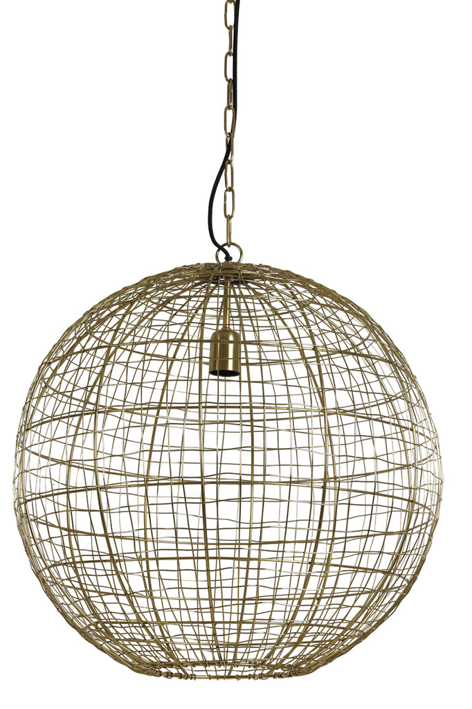 Light & Living - Hanglamp 'Mirana' (Maat L, Goud)