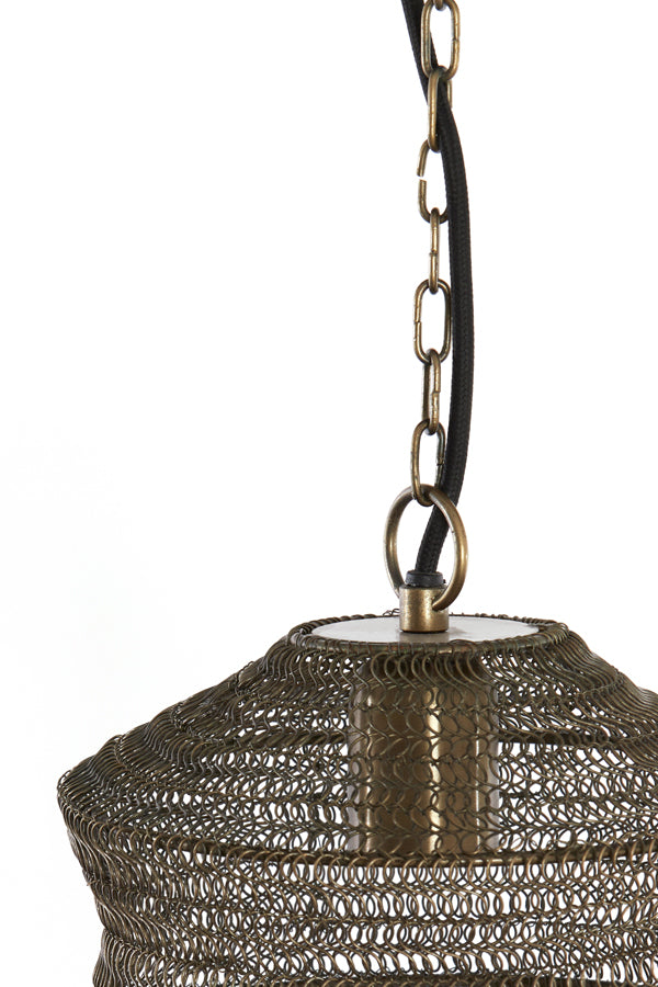 Light & Living - Hanglamp 'Nakisha' (Maat L, Antique Bronze)