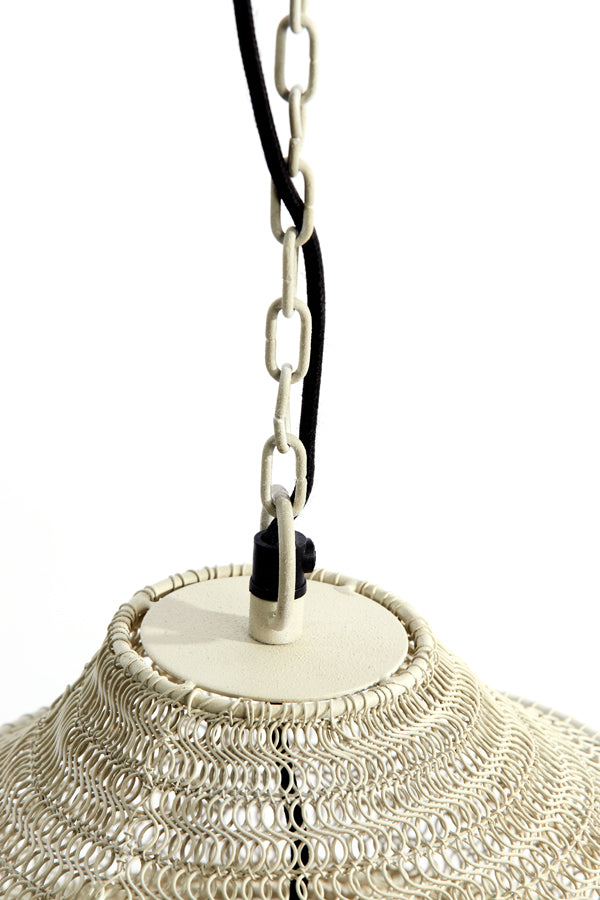 Light & Living - Hanglamp 'Nakisha' (Maat L, Lichtgrijs)