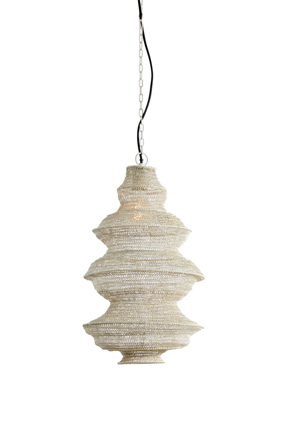 Light & Living - Hanglamp 'Nakisha' (Maat S, Light Grey)