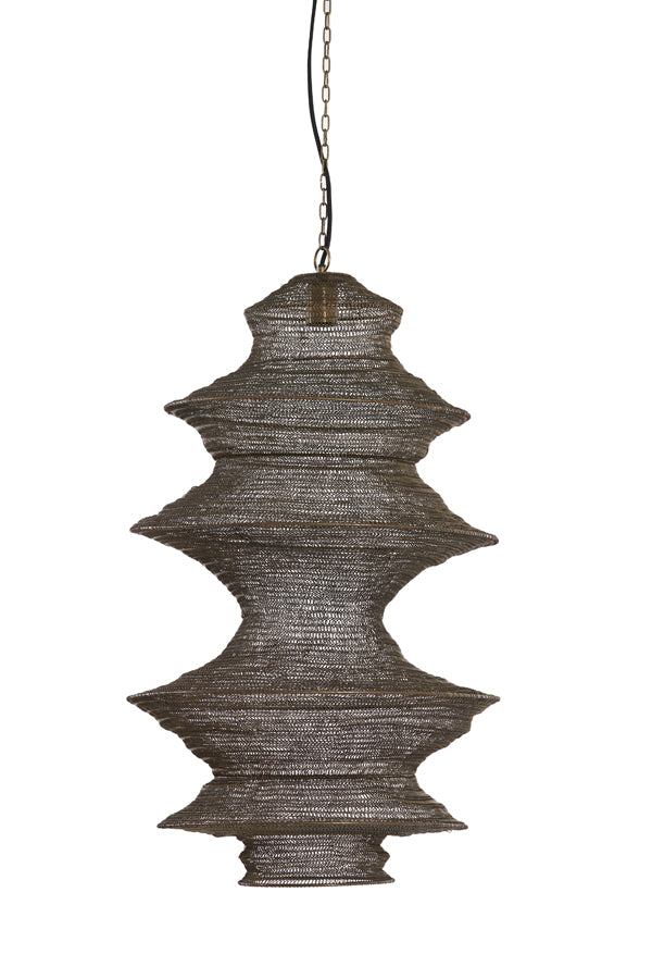 Light & Living - Hanglamp 'Nakisha' (Maat M, Antique Bronze)