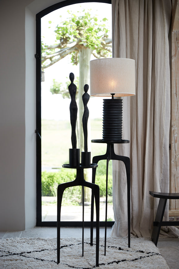 Light & Living - Pilaar 'Pano' (Set van 2, Dark Bronze)