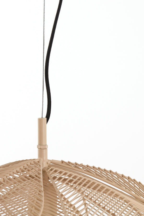 Light & Living - Hanglamp 'Pavas' (Maat M, Mat beige)