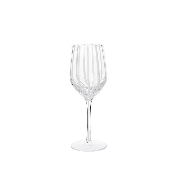 Broste Copenhagen - Witte wijnglas 'Stripe' - 35cl