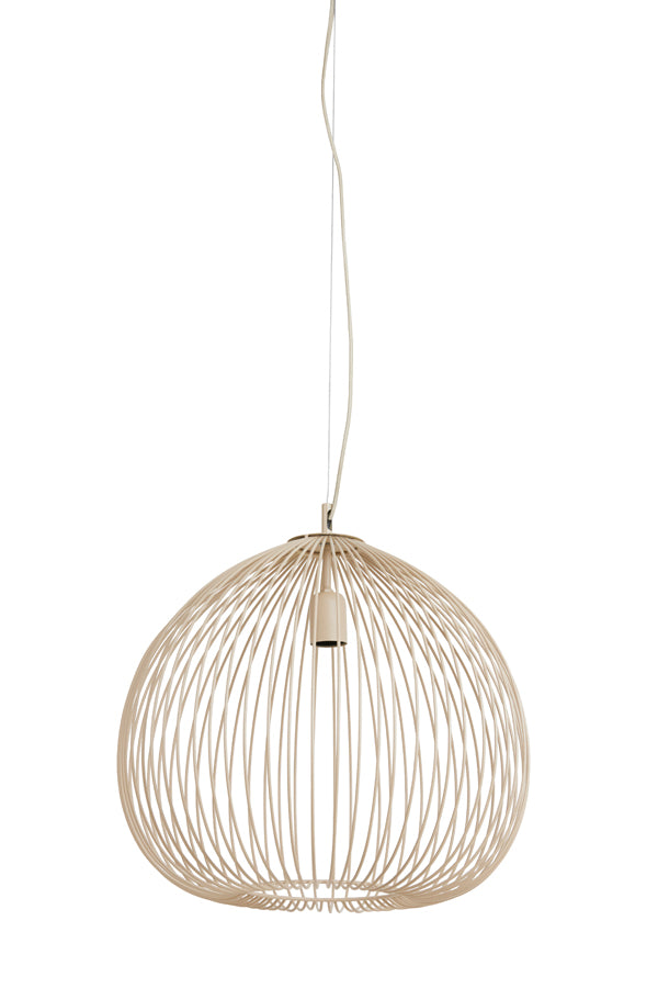 Light & Living - Hanglamp 'Rilana' (Maat M, Matt Beige)