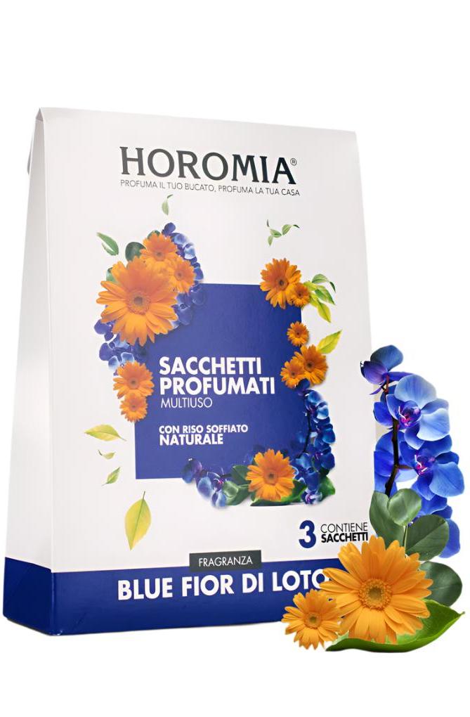 Horomia - Geurzakjes 'Blue Fior di Loto' - Set van 3