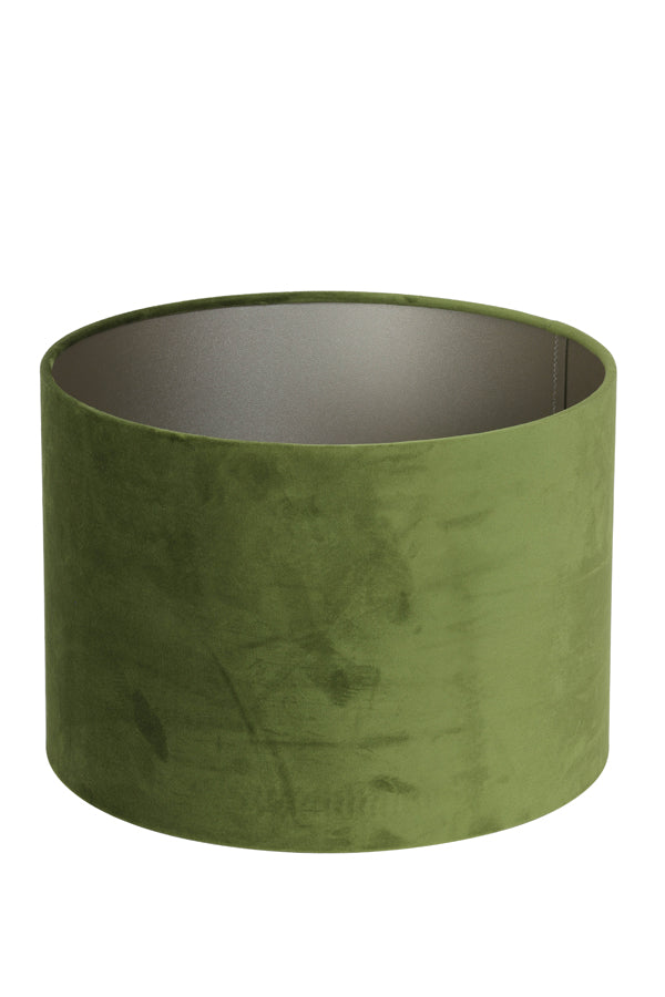 Light & Living - Lampenkap 'Velours' (Ø30cm, Olive Green)