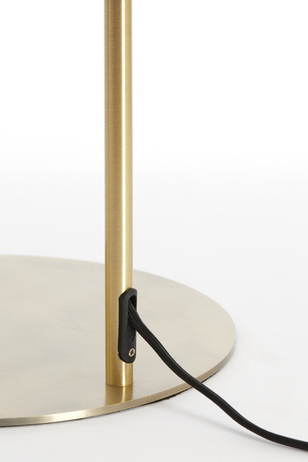 Light & Living - Vloerlamp 'Solna' (160cm hoog, Antique Bronze & Smoked Glass)