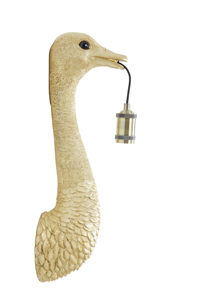 Light & Living - Wandlamp 'Ostrich' (Maat S, Goud)