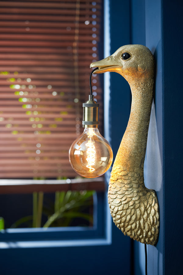 Light & Living - Wandlamp 'Ostrich' (Maat S, Goud)