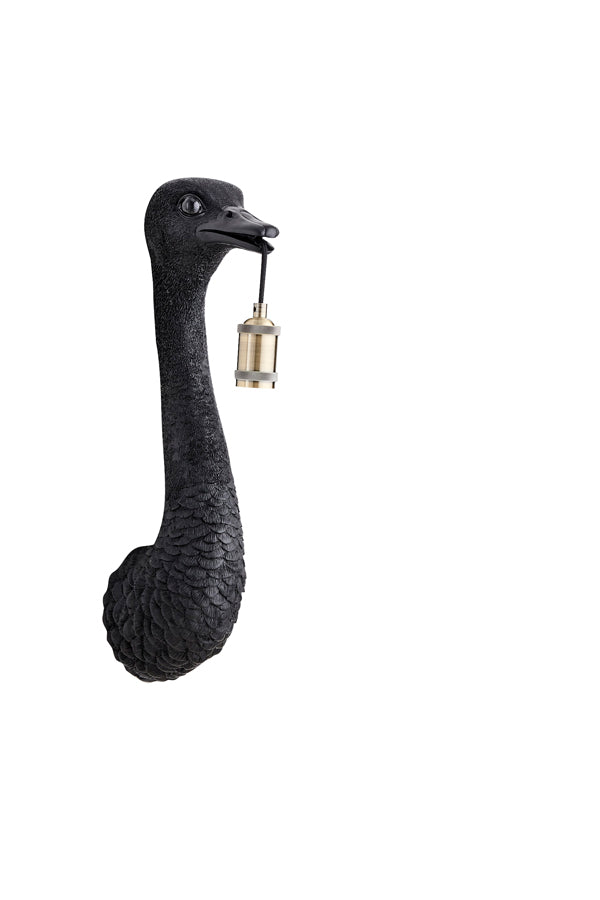 Light & Living - Wandlamp 'Ostrich' (Maat S, Matzwart)