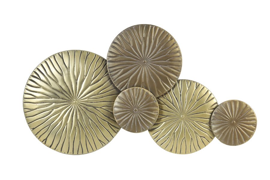 Light & Living - Wandornament 'Mondana' (Antique Gold)