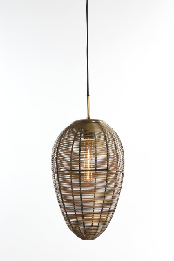 Light & Living - Hanglamp 'Yaelle' (Maat S, Antique Bronze)