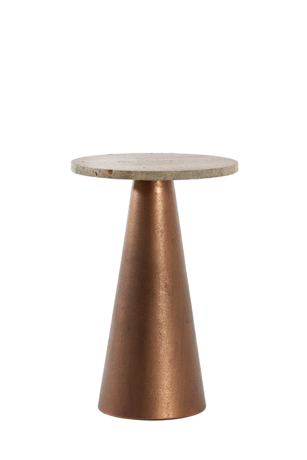 Light & Living - Bijzettafel 'Ynez' (Brown Copper)