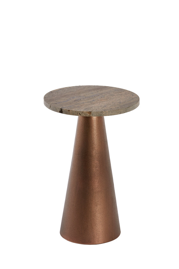 Light & Living - Bijzettafel 'Ynez' (Brown Copper)