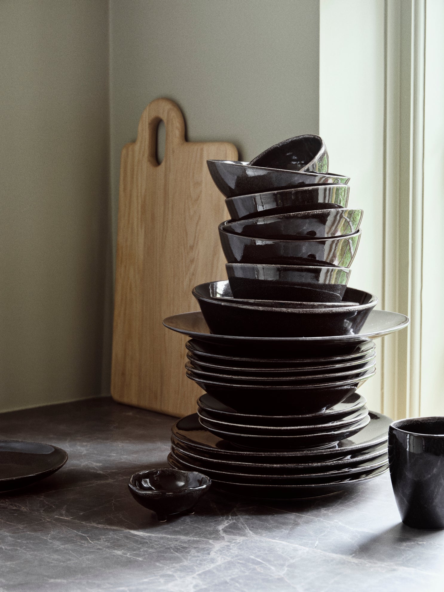 Broste Copenhagen - Theelepel 'Nordic Coal'