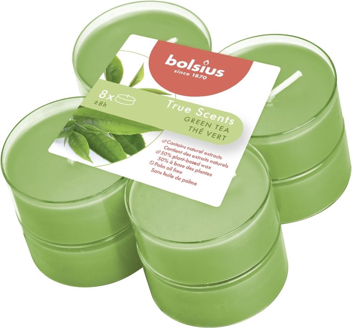 Bolsius - Geurtheelichtjes 'True Scents' (8 stuks