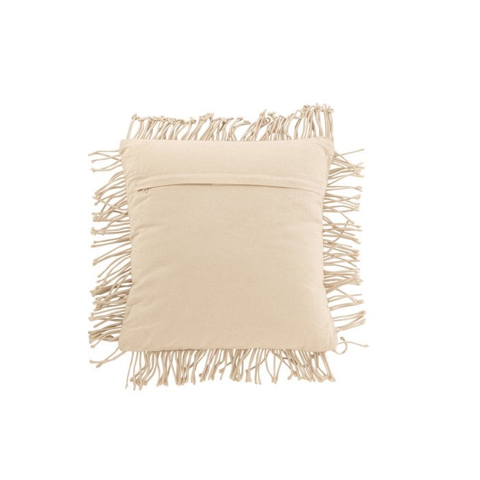 J-Line - Kussen 'Cosy Diamant' - Beige