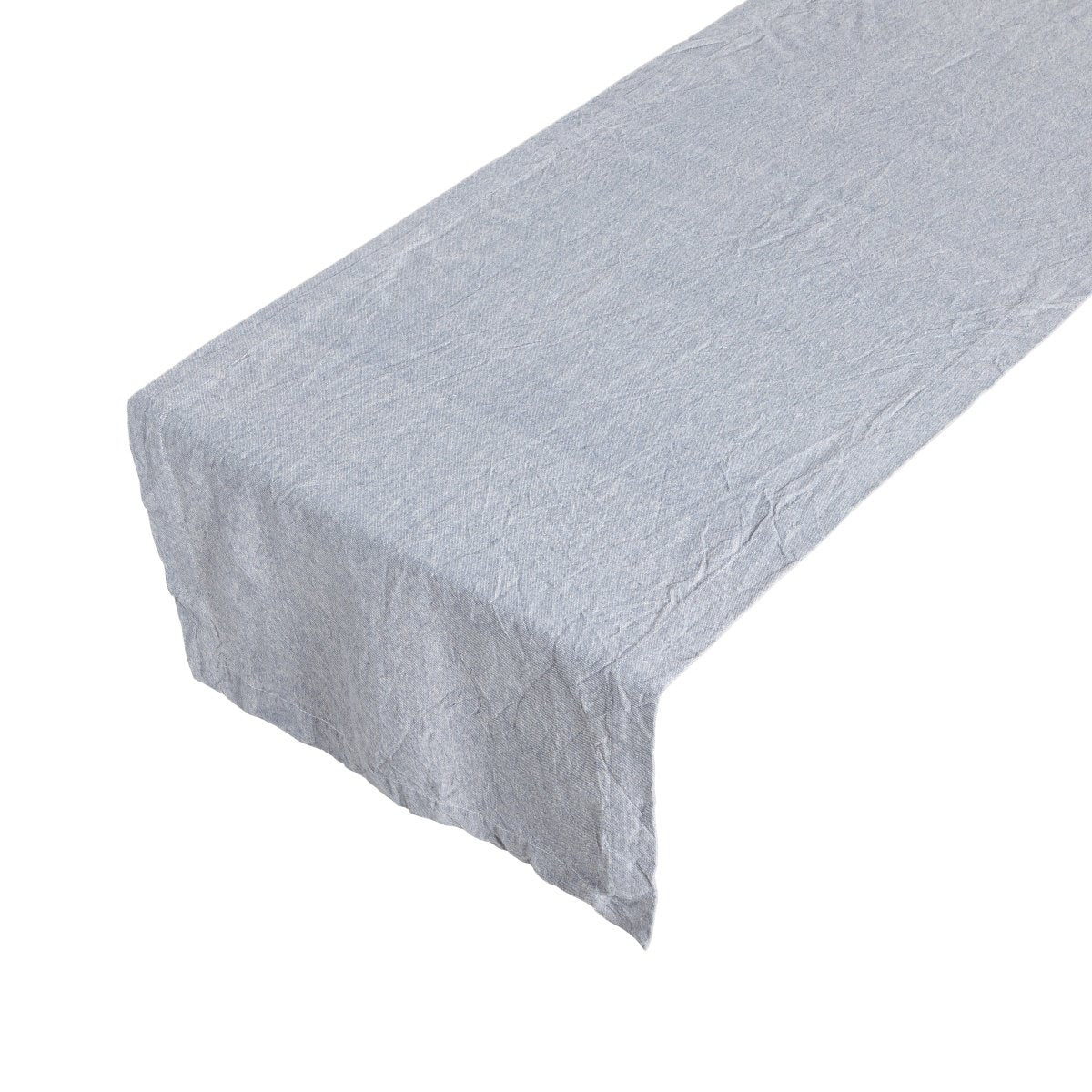 Linen & More - Tafelloper 'Sara' (50cm x 140cm, Indigo Blue)