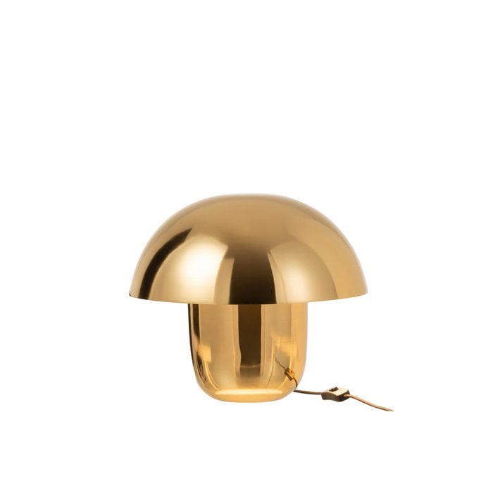 J-Line - Lamp 'Paddenstoel' (Goud, Maat S)