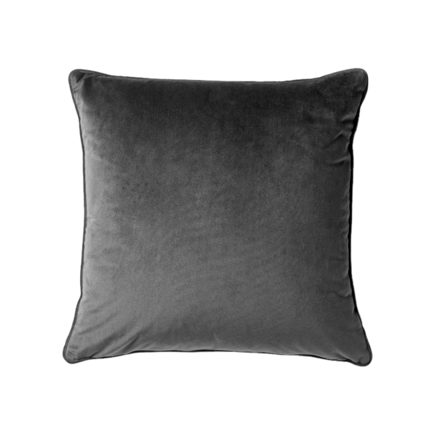 Dutch Decor - Sierkussen 'Finn' - Charcoal Grey (45x45cm)